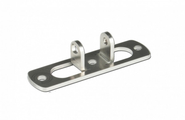 Mounting kit type KK-OK-SK for chain actuator EA-K-50 / XXXX and EA-K-30 / XXXX-T (DA), leaf bolt incl. Bolt and lock washer, material stainless steel, use for flush-mounted window frame profiles tension and compression load (90 Â° attachment to sash frame).