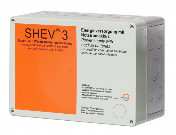 Compact control unit SHEV-3 with plastic housing