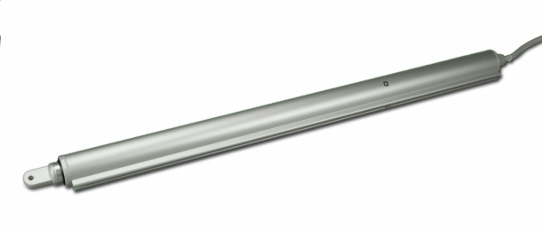 Photo of the linear actuator EA-L-30 with flexible mounting